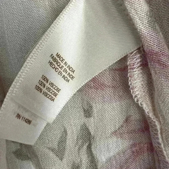 ✨HP✨Frye x Anthropologie Luna Ivory Floral Tiered Gauze Mini Dress size XS - Picture 5 of 6